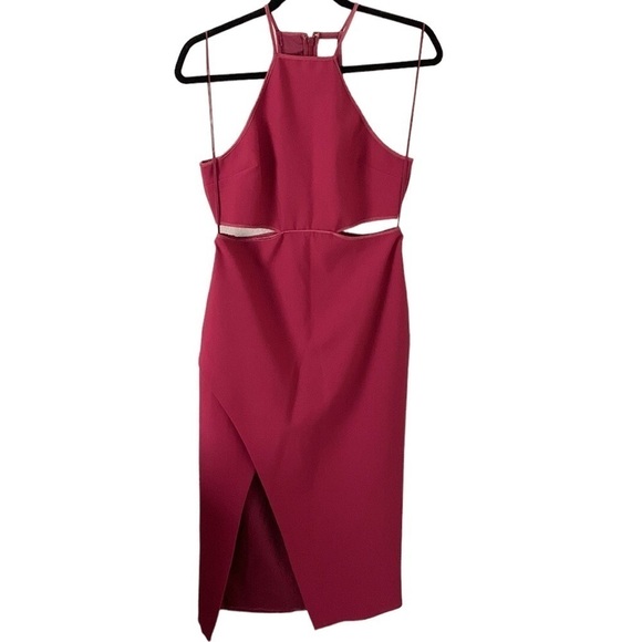 Cinq a Sept Orchid Halter Yael Dress - Picture 6 of 16